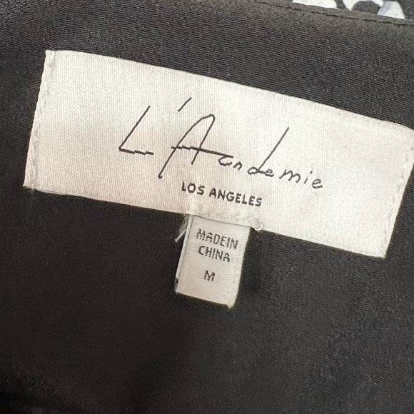 L’Academie Revolve Joyce Abstract Cheetah Long Sleeve Mini Dress Women’s Medium - Picture 10 of 10